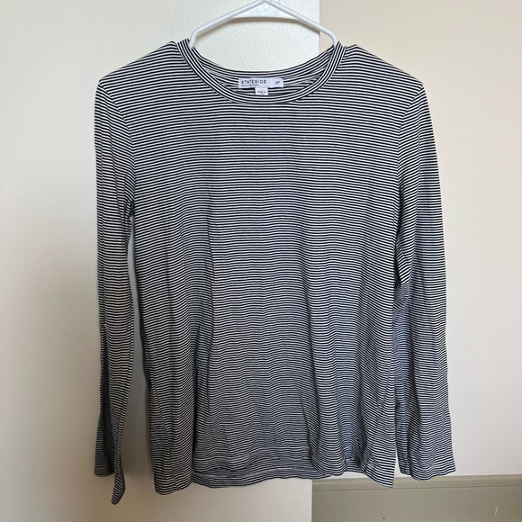 Stateside Tops - Anthropologie Stateside Medium Petite Striped Long Sleeve Shirt